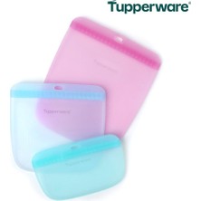 Tupperware Ince Silikon Çanta 3’lü Set