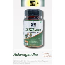 Aura Matri Ashwagan-Dha Ayurvedik Hindistan Menşeli Anksiyete ve Stres Kapsülü 500 Mg, 90 Kapsül