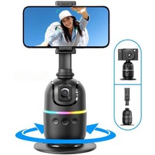 Torima P03 Yüz Takip 360° Gimbal Öz Çekim Telefon Sabitleyici Tutucu Video Akıllı Tripod