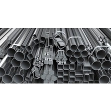 İlarma Çelik 304 Kalite 42,4 mm (11/4'') Paslanmaz Çelik Krom Boru Et Kalınlığı 2 mm Uzunluk 2 Metre