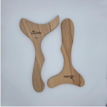 Naturachi Ahşap Graston Madero Terapi 2'li Masaj Aleti Model 3