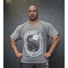 Big Sam Natural Bol Kesim Scorpion Tişört Big Sam 3145