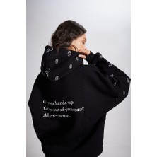 Ester Rosa Eye Oversıze Kadın Sweatshirt