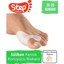 Step Code: 103 Makaralı Kemik Koruyucu Parmak Arası Silikon - 1 Çift 35-39 Numara