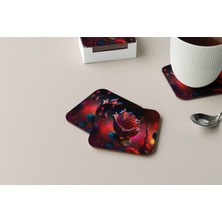 BD Digital Dekoratif Bardak Altlığı Çiçekler 91