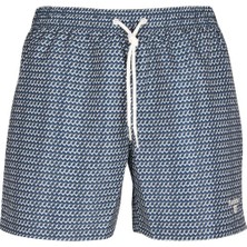 Barbour Diamond Geo Deniz Şortu NY91 Dark Navy/Rosemary Tartan