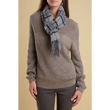 Barbour Unisex Tartan Yün Atkı (%100 Lambswool) TN71 Modern Tartan