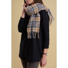 Barbour Unisex Tartan Yün Atkı (%100 Lambswool) TN31 Dress Tartan