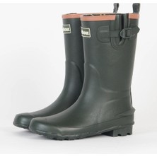 Barbour Çocuk Simonside Çizme Unisex %100 Kauçuk Malzeme ile Ayarlanabilir Toka Özellikli
