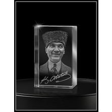 3D Kristal Atatürk 03