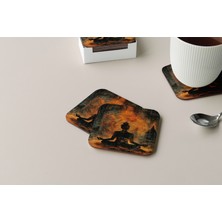 BD Digital Dekoratif Bardak Altlığı Neon Desen 103