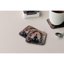 BD Digital Dekoratif Bardak Altlığı Neon Desen 198