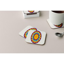 BD Digital Dekoratif Bardak Altlığı Neon Desen 210