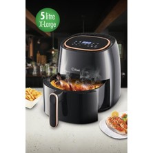 50 Hz / 60 Hz Dijital Yağsız Fritöz Air Fryer 5 Lt KAF-5536 2 Yıl 220 - 240 V Plastik C / F 5+ L Mo