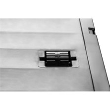 Tekno Trust Plastik Tabiat Bahçe Depolama Sandığı 54 cm 117 cm Siyah 51 cm