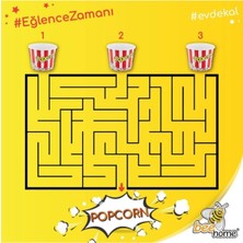 Çok Renkli Popcorn Kovası