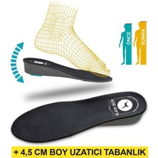 Black Deer Boy Uzatma Extender 4,5 Cm Siyah Boy Uzatıcı Tabanlık 40-46 Silikon