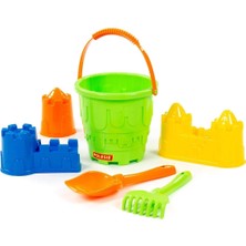 Yeşil 51776 Plaj Oyuncak Kova Kale Şato Set Yeşil