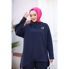 Canan Scuba Kumaş Tunik Pantolon Alt Üst Takım