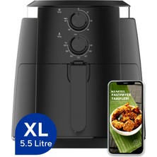 C / F Fastfryer Xl ( Yağsız Fritöz Airfryer ) Haf-01 2 Yıl Plastik Hava 5+ L Resmi Distribütör Gara