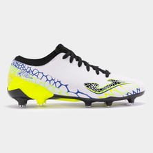 Joma Gol 2402 Whıte Royal Green Fırm Ground Erkek Beyaz - Saks - Yeşil Krampon GOLW2402FG
