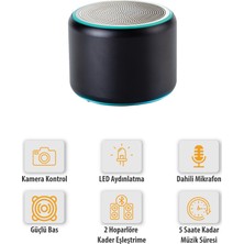 Logia Mini S 5W Bluetooth Hoparlör Kablosuz Siyah