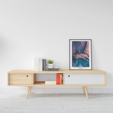 Lekedar Design Studio Zarif Beyaz Kedi Temalı Dijital Poster - Çerçeveli ve Çerçevesiz Seçenekler