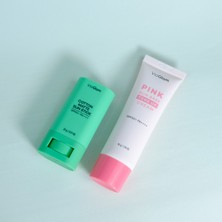 VioGlam 2'li Vioglam Güneş Kremi Fırsat Paketi / Cotton Matte Sun Stick + Pink Tone Up SPF50+ Pa++++