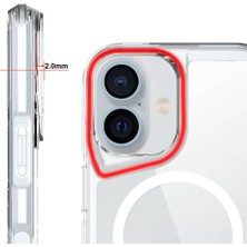 Coolacs Apple iPhone 16 ile Uyumlu Kılıf Airbag Köşeli Magsafe Wireless Şarj Özellikli Kılıf Kapak