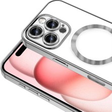 Coolacs Apple iPhone 16 Pro Uyumlu Kılıf Kamera Korumalı Parlak Renkli Kenarlı Magsafe Özellikli Kapak