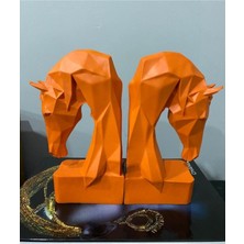 Nidage Kitap Tutucu Kübik At Figürlü 2 Li ( Polyester)