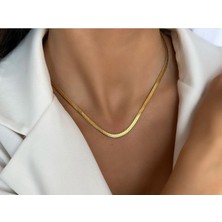 Çelik  Gold Italyan  Kolye/Bileklik