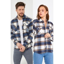 Unisex Kahverengi Çift Cep Kapaklı Oduncu Gömlek-Tekli Fiyat