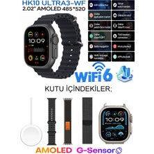 Watch Ultra HK10 Ultra 13 Wi-Fi Modelli Tiktok,oyun,gps Yapay Zeka Tüm Telefonlara Uyumludur