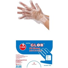 Glob Şeffaf – Pet Eldiven Extra Kalın 100LÜ