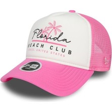 New Era Wmns Foam Front Trucker  Kadın Pembe Şapka