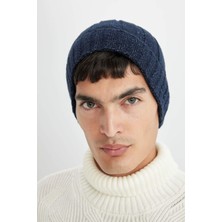 DeFacto Erkek Fitilli Basic Düz Örme Bere C7139AX24WN