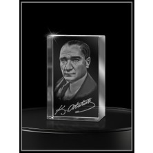 3D Kristal Atatürk 09