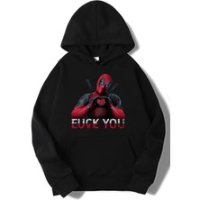 BRZ Collection Unisex Oversize Deadpool Love You Hoodie