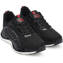 Slazenger ZEUS Erkek Sneaker Koşu & Yürüyüş Ayakkabısı Siyah / Kırmızı
