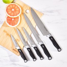 Karaca Mastermaid Siyah 6 Parça Standlı Bıçak Seti