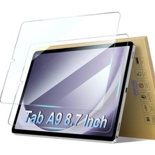 Ukscase Samsung Galaxy Tab A9 8.7 İnç 2023 Uyumlu Sert Temperli Cam Ekran Koruyucu