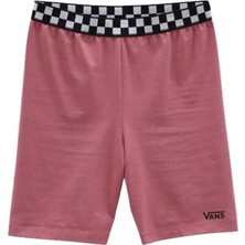 Vans Checkerboard Leg Pembe Short Tayt