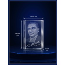 3D Kristal Atatürk 20