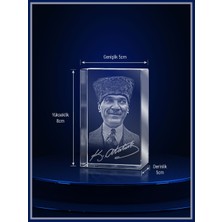 3D Kristal Atatürk 03