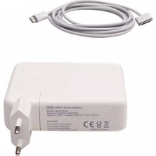 Modanom Apple MacBook Air (Retina, 13 Inç, 2018 - 2019) Uyumlu 140W Magesafe3 Notebook Adaptör Laptop Şarj