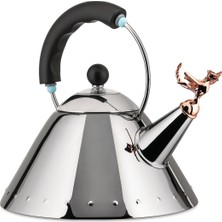 Alessi Kettle Tea Rex 2 Lt Siyah