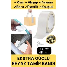 Svein Premium Çok Amaçlı Su Geçirmez Sızdırmaz Dayanıklı Izole Beyaz Tamir Bandı 48 mm 10 mt 1 Adet