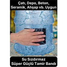 Svein Süper Güçlü Su Geçirmez Sızdırmazlık Bandı Yama Bant Su Borusu Tamir Durdurma 48 mm x 1,2 mt