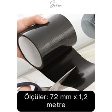 Svein Süper Güçlü Su Geçirmez Sızdırmazlık Bandı Yama Bant Su Borusu Tamir Durdurma 48 mm x 1,2 mt